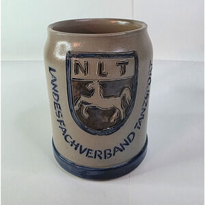 Vintage Handmade Half Liter NLT Landesfachverband Tanzsport Stein Made Germany